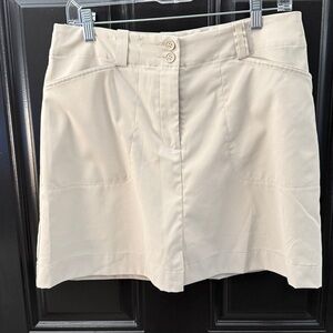 Nike Dr Fit Women's Khaki Skort with Button Detail